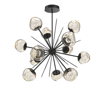 Luna LED Chandelier in Matte Black (404|CHB0095-0H-MB-FA-001-L3)