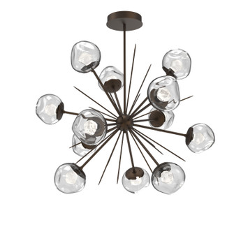 Luna LED Chandelier in Flat Bronze (404|CHB0095-0H-FB-ZC-001-L3)