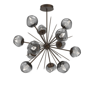 Luna LED Chandelier in Flat Bronze (404|CHB0095-0H-FB-GS-001-L3)