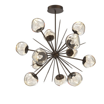 Luna LED Chandelier in Flat Bronze (404|CHB0095-0H-FB-GA-001-L3)