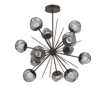 Luna LED Chandelier in Flat Bronze (404|CHB0095-0H-FB-FS-001-L3)