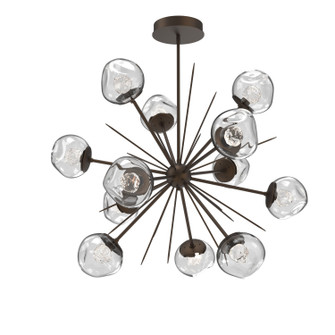 Luna LED Chandelier in Flat Bronze (404|CHB0095-0H-FB-FC-001-L3)