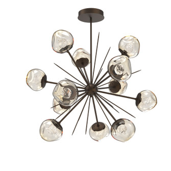 Luna LED Chandelier in Flat Bronze (404|CHB0095-0H-FB-FA-001-L1)