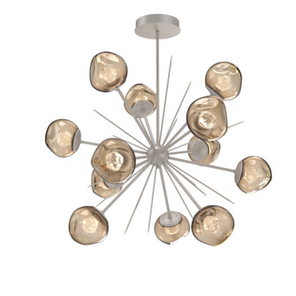 Luna LED Chandelier in Beige Silver (404|CHB0095-0H-BS-ZB-001-L3)