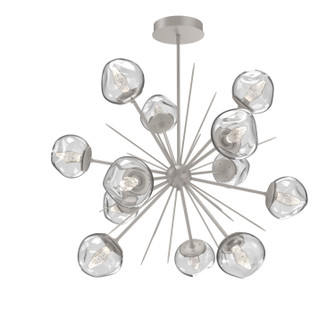 Luna LED Chandelier in Beige Silver (404|CHB0095-0H-BS-GC-001-L3)