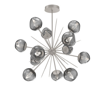 Luna LED Chandelier in Beige Silver (404|CHB0095-0H-BS-GS-001-L3)