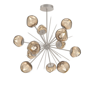 Luna LED Chandelier in Beige Silver (404|CHB0095-0H-BS-GB-001-L3)