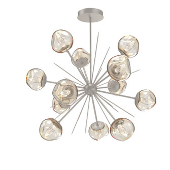 Luna LED Chandelier in Beige Silver (404|CHB0095-0H-BS-GA-001-L3)