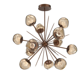 Luna LED Chandelier in Burnished Bronze (404|CHB0095-0H-BB-ZB-001-L3)