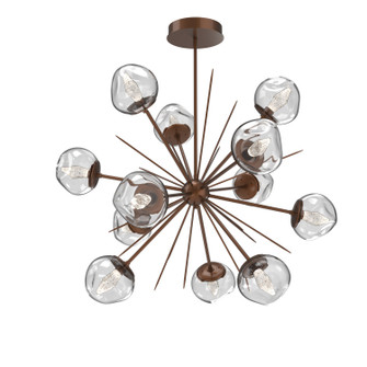 Luna LED Chandelier in Burnished Bronze (404|CHB0095-0H-BB-GC-001-L3)