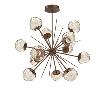 Luna LED Chandelier in Burnished Bronze (404|CHB0095-0H-BB-FA-001-L1)