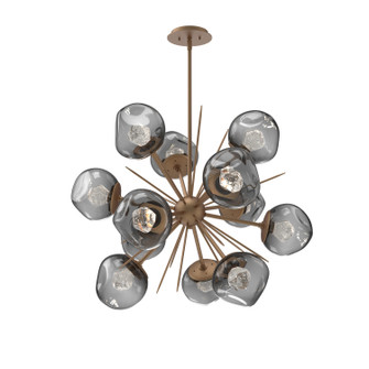 Luna LED Chandelier in Novel Brass (404|CHB0095-0G-NB-ZS-001-L3)