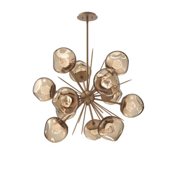 Luna LED Chandelier in Novel Brass (404|CHB0095-0G-NB-ZB-001-L3)