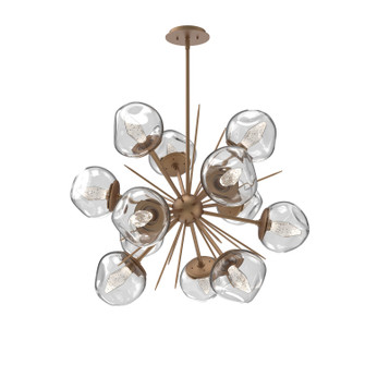 Luna LED Chandelier in Novel Brass (404|CHB0095-0G-NB-GC-001-L3)