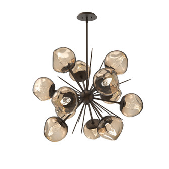 Luna LED Chandelier in Flat Bronze (404|CHB0095-0G-FB-GB-001-L3)