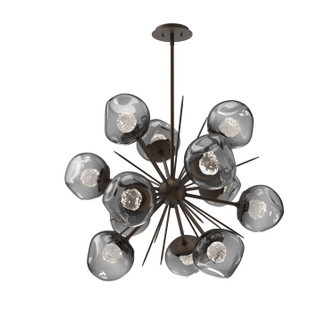 Luna LED Chandelier in Flat Bronze (404|CHB0095-0G-FB-FS-001-L3)