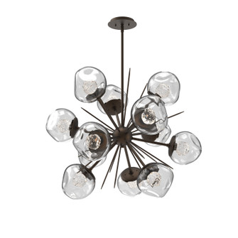 Luna LED Chandelier in Flat Bronze (404|CHB0095-0G-FB-FC-001-L3)