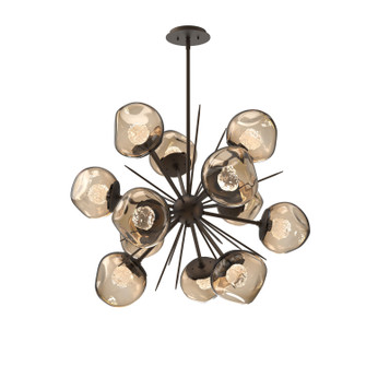 Luna LED Chandelier in Flat Bronze (404|CHB0095-0G-FB-FB-001-L1)