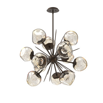 Luna LED Chandelier in Flat Bronze (404|CHB0095-0G-FB-FA-001-L3)