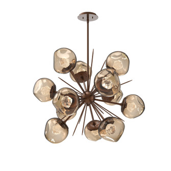 Luna LED Chandelier in Burnished Bronze (404|CHB0095-0G-BB-ZB-001-L3)