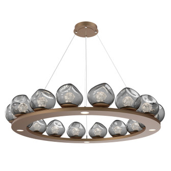 Luna LED Chandelier in Novel Brass (404|CHB0095-0D-NB-ZS-CA1-L1)