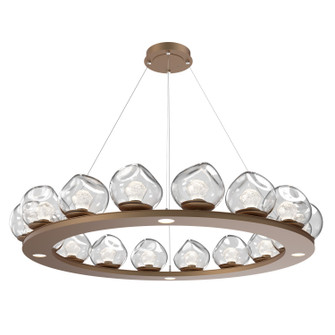 Luna LED Chandelier in Novel Brass (404|CHB0095-0D-NB-ZC-CA1-L1)