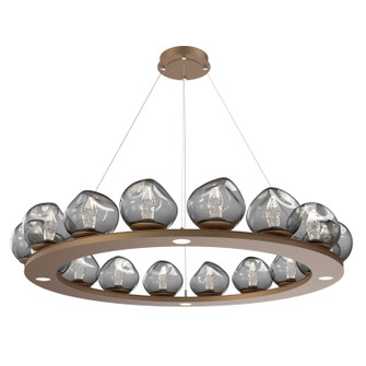 Luna LED Chandelier in Novel Brass (404|CHB0095-0D-NB-GS-CA1-L1)