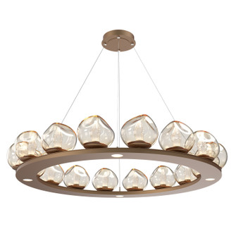 Luna LED Chandelier in Novel Brass (404|CHB0095-0D-NB-GA-CA1-L3)