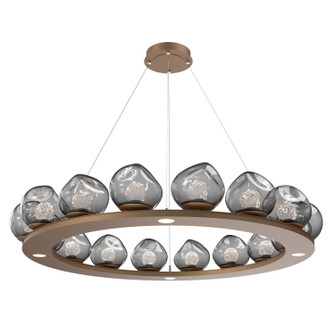 Luna LED Chandelier in Novel Brass (404|CHB0095-0D-NB-FS-CA1-L1)