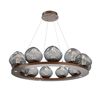 Luna LED Chandelier in Burnished Bronze (404|CHB0095-0C-BB-GS-CA1-L1)