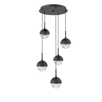 Cabochon LED Chandelier in Matte Black (404|CHB0093-05-MB-MC-C01-L1)