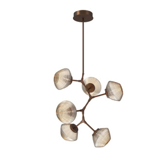 Mesa LED Chandelier in Burnished Bronze (404|CHB0089-VA-BB-A-001-L3)