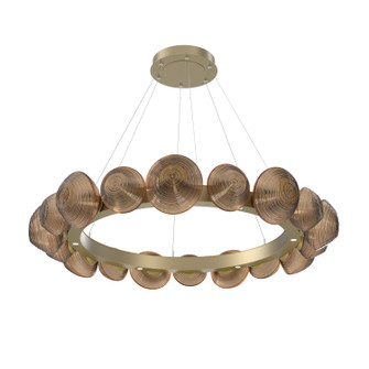 Mesa LED Chandelier in Gilded Brass (404|CHB0089-48-GB-B-CA1-L3)