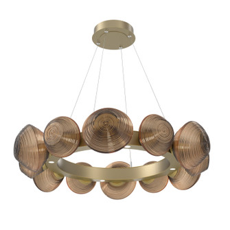 Mesa LED Chandelier in Gilded Brass (404|CHB0089-36-GB-B-CA1-L3)