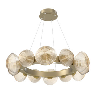 Mesa LED Chandelier in Gilded Brass (404|CHB0089-36-GB-A-CA1-L3)