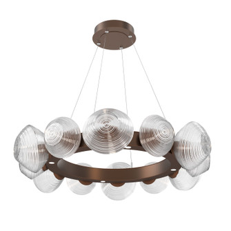 Mesa LED Chandelier in Burnished Bronze (404|CHB0089-36-BB-C-CA1-L3)