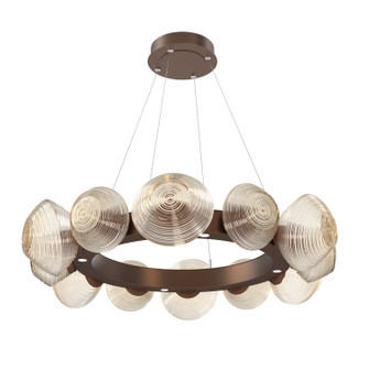 Mesa LED Chandelier in Burnished Bronze (404|CHB0089-36-BB-A-CA1-L3)