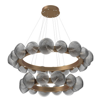 Mesa LED Chandelier in Novel Brass (404|CHB0089-2T-NB-S-CA1-L3)