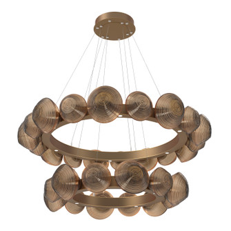 Mesa LED Chandelier in Novel Brass (404|CHB0089-2T-NB-B-CA1-L1)