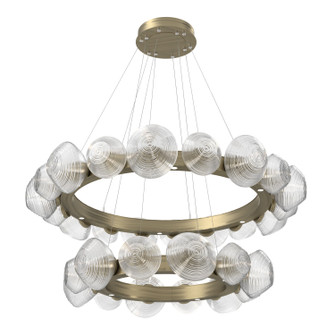 Mesa LED Chandelier in Heritage Brass (404|CHB0089-2T-HB-C-CA1-L1)