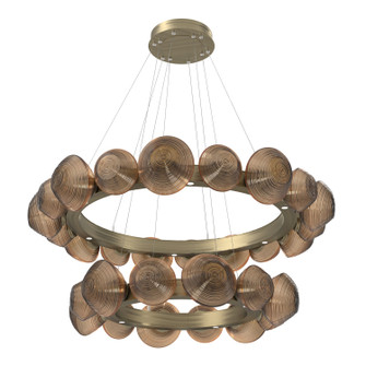 Mesa LED Chandelier in Heritage Brass (404|CHB0089-2T-HB-B-CA1-L1)