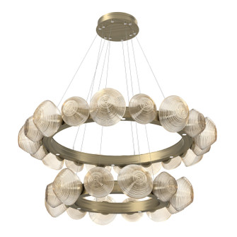 Mesa LED Chandelier in Heritage Brass (404|CHB0089-2T-HB-A-CA1-L1)