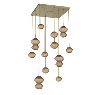 Mesa LED Chandelier in Heritage Brass (404|CHB0089-12-HB-B-C01-L1)