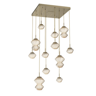 Mesa LED Chandelier in Heritage Brass (404|CHB0089-12-HB-A-C01-L3)