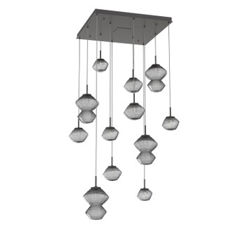 Mesa LED Chandelier in Graphite (404|CHB0089-12-GP-S-C01-L3)