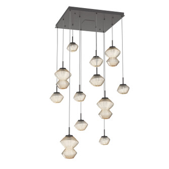 Mesa LED Chandelier in Graphite (404|CHB0089-12-GP-A-C01-L3)