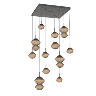 Mesa LED Chandelier in Graphite (404|CHB0089-12-GP-B-C01-L3)