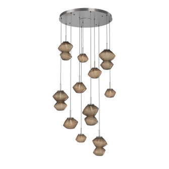 Mesa LED Chandelier in Satin Nickel (404|CHB0089-11-SN-B-C01-L1)