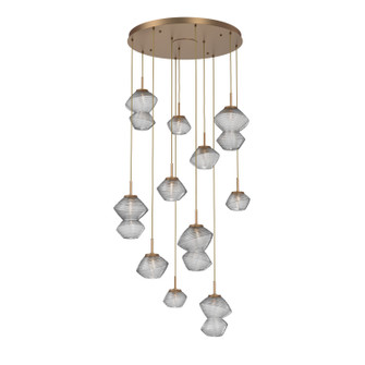 Mesa LED Chandelier in Novel Brass (404|CHB0089-11-NB-C-C01-L3)