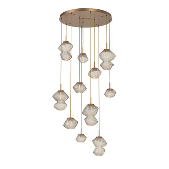 Mesa LED Chandelier in Novel Brass (404|CHB0089-11-NB-A-C01-L1)